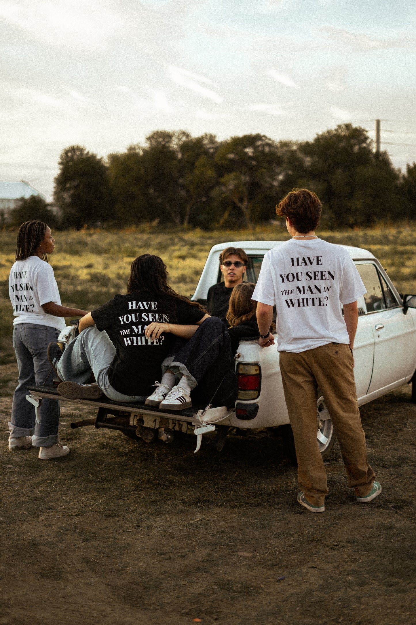 Shaka Wear Man in White - 4 Languages