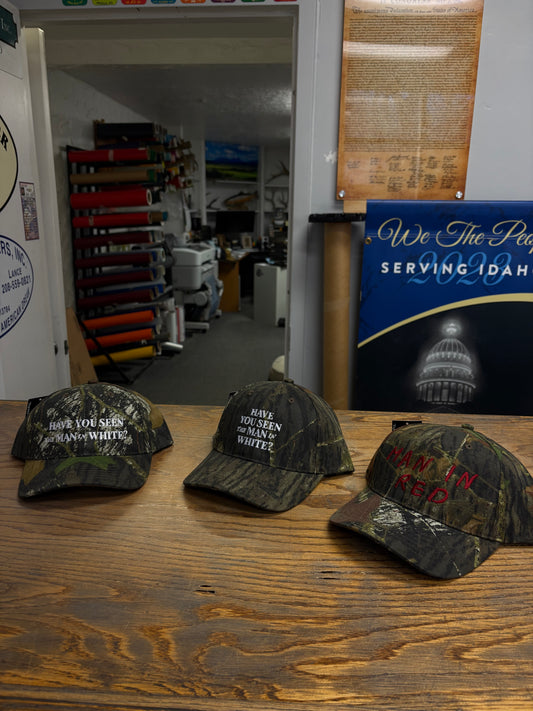 Hats about Him (Embroidered Camo)