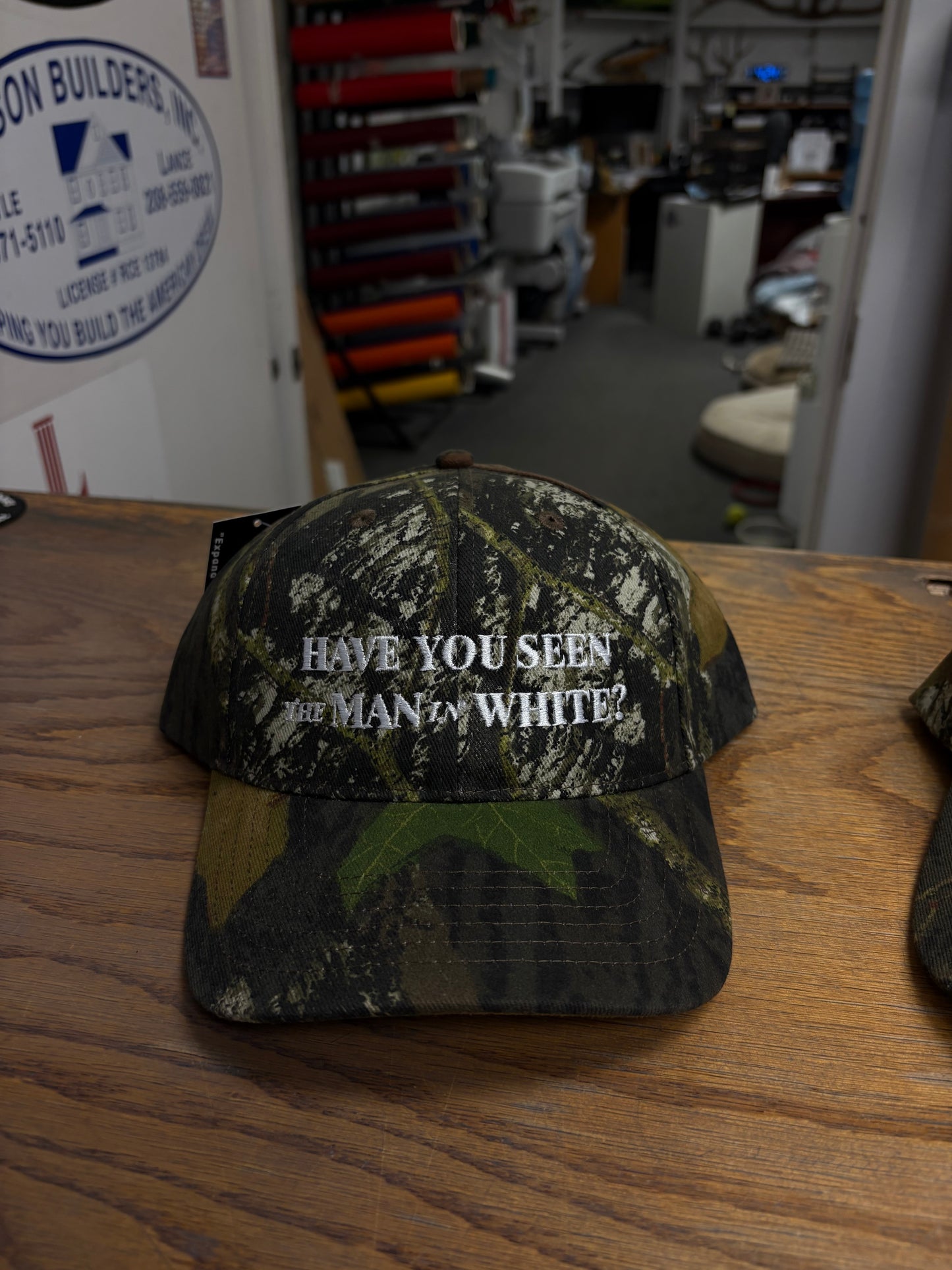 Hats about Him (Embroidered Camo)