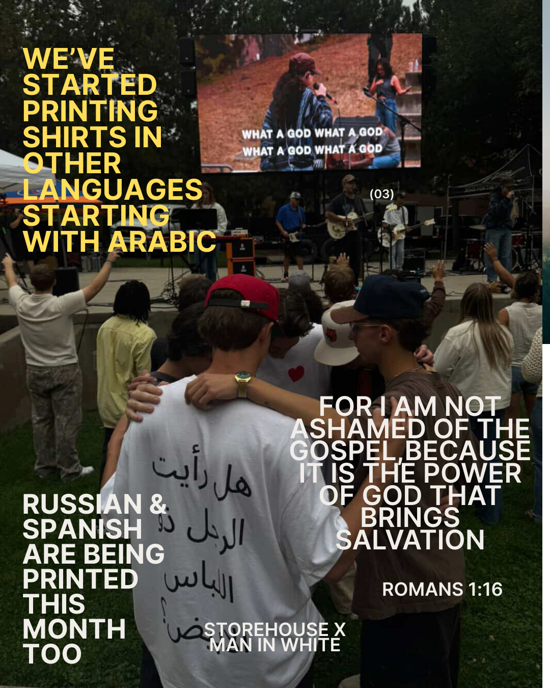 Man in White - 4 Languages