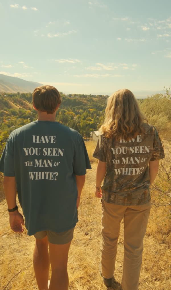 Man in White Camo T-Shirt - 4 Languages