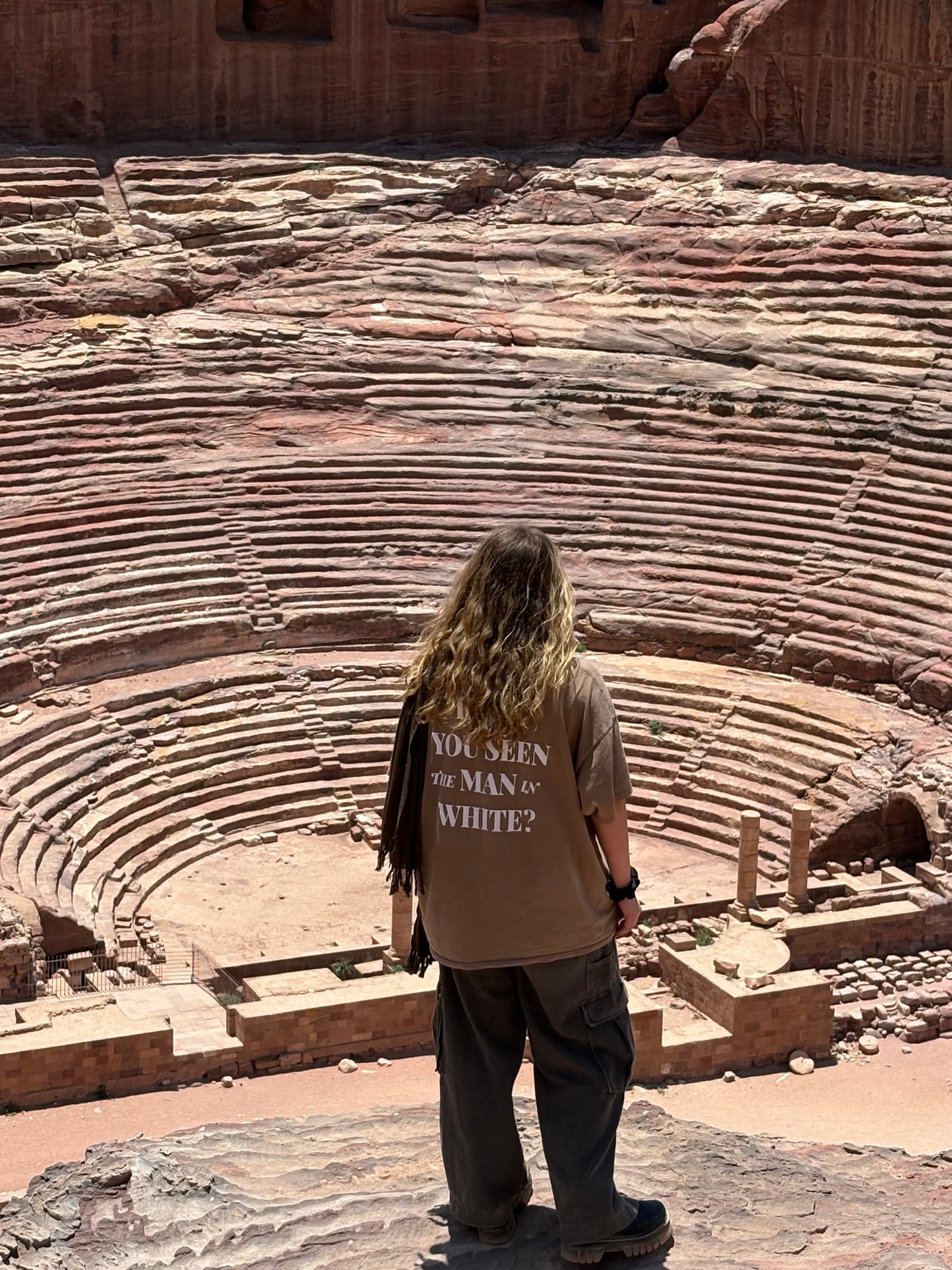Hanes Man in White T-Shirt - 4 Languages