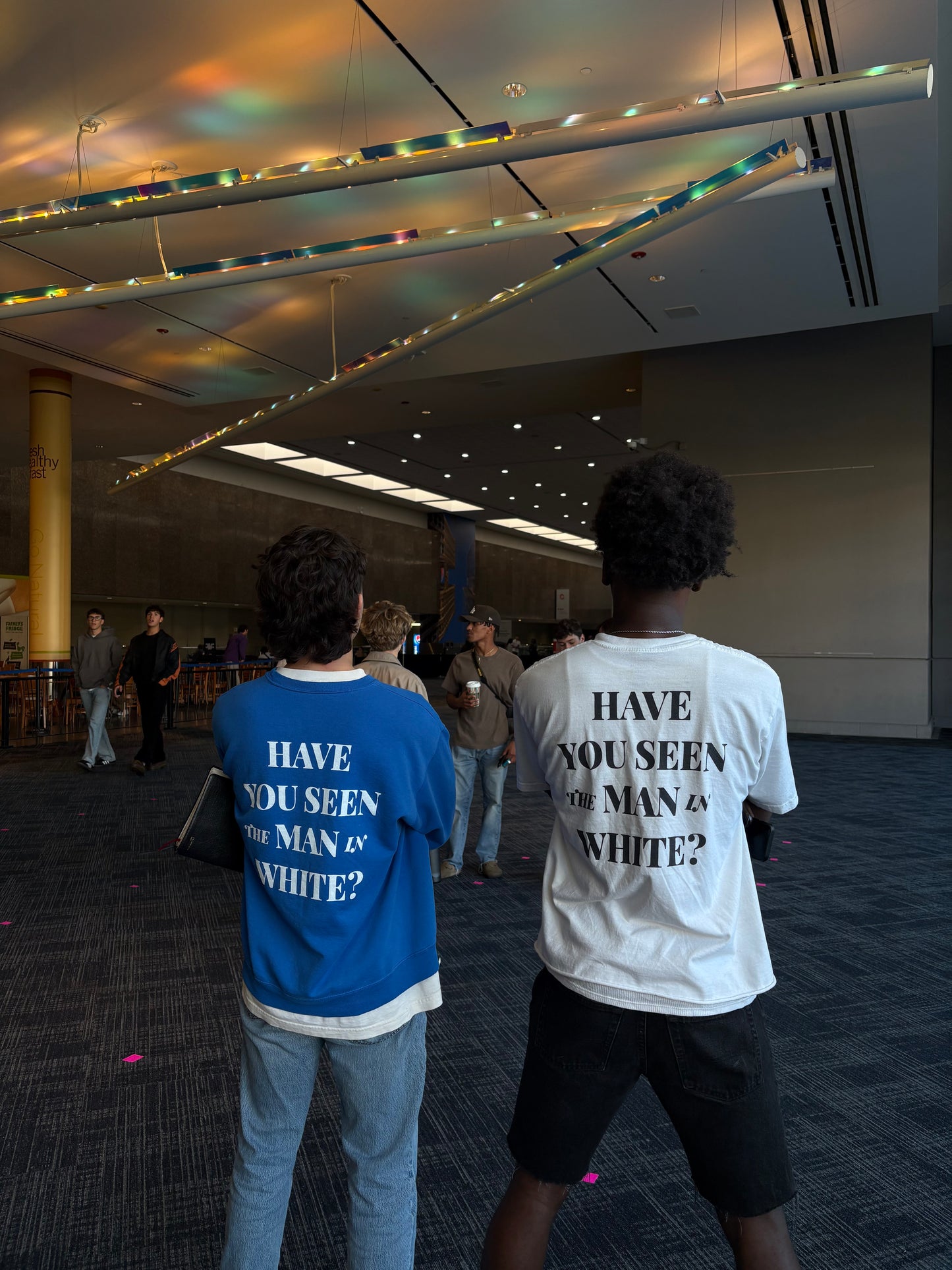 Man in White Heavy Weight Crewneck