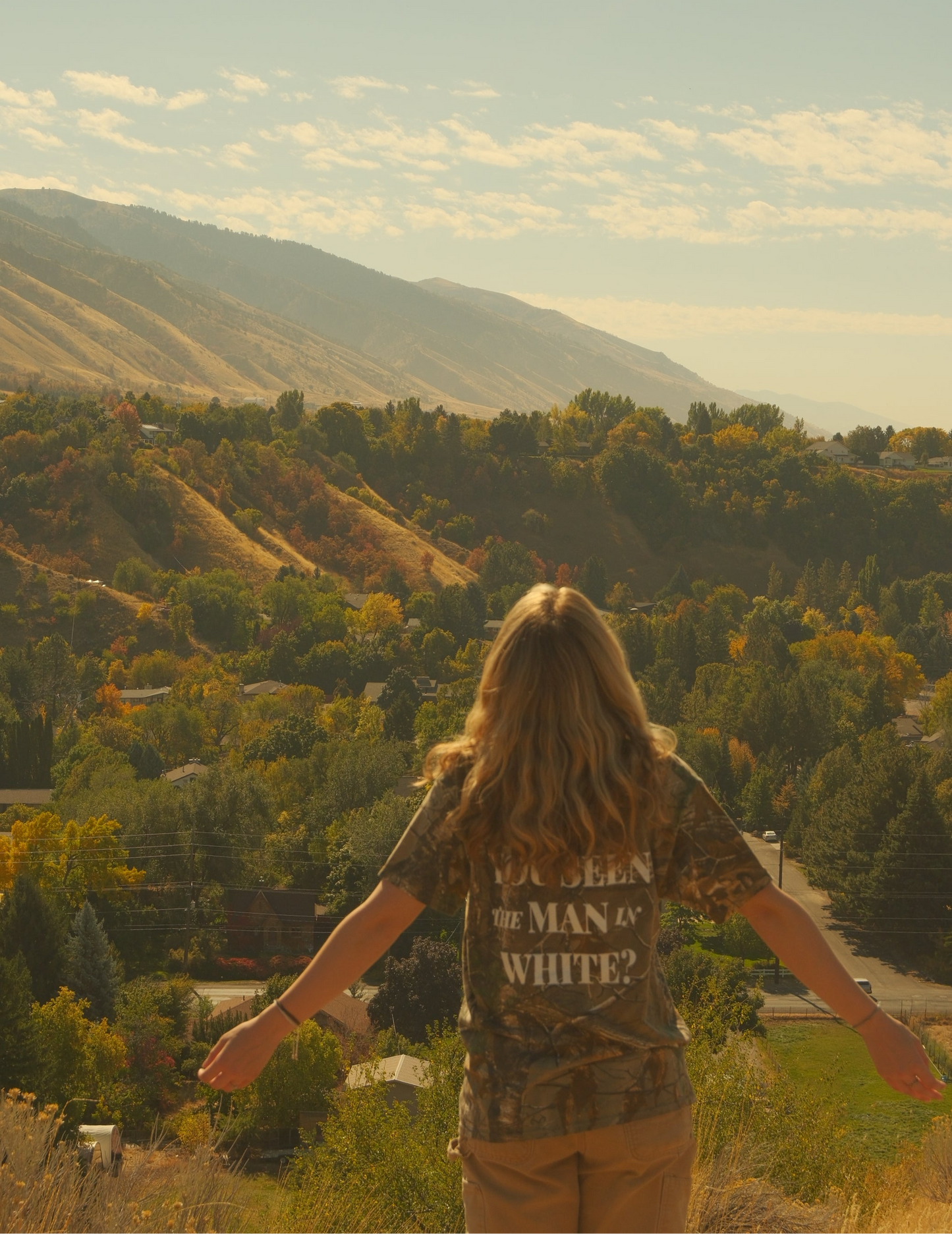 Man in White Camo T-Shirt - 4 Languages
