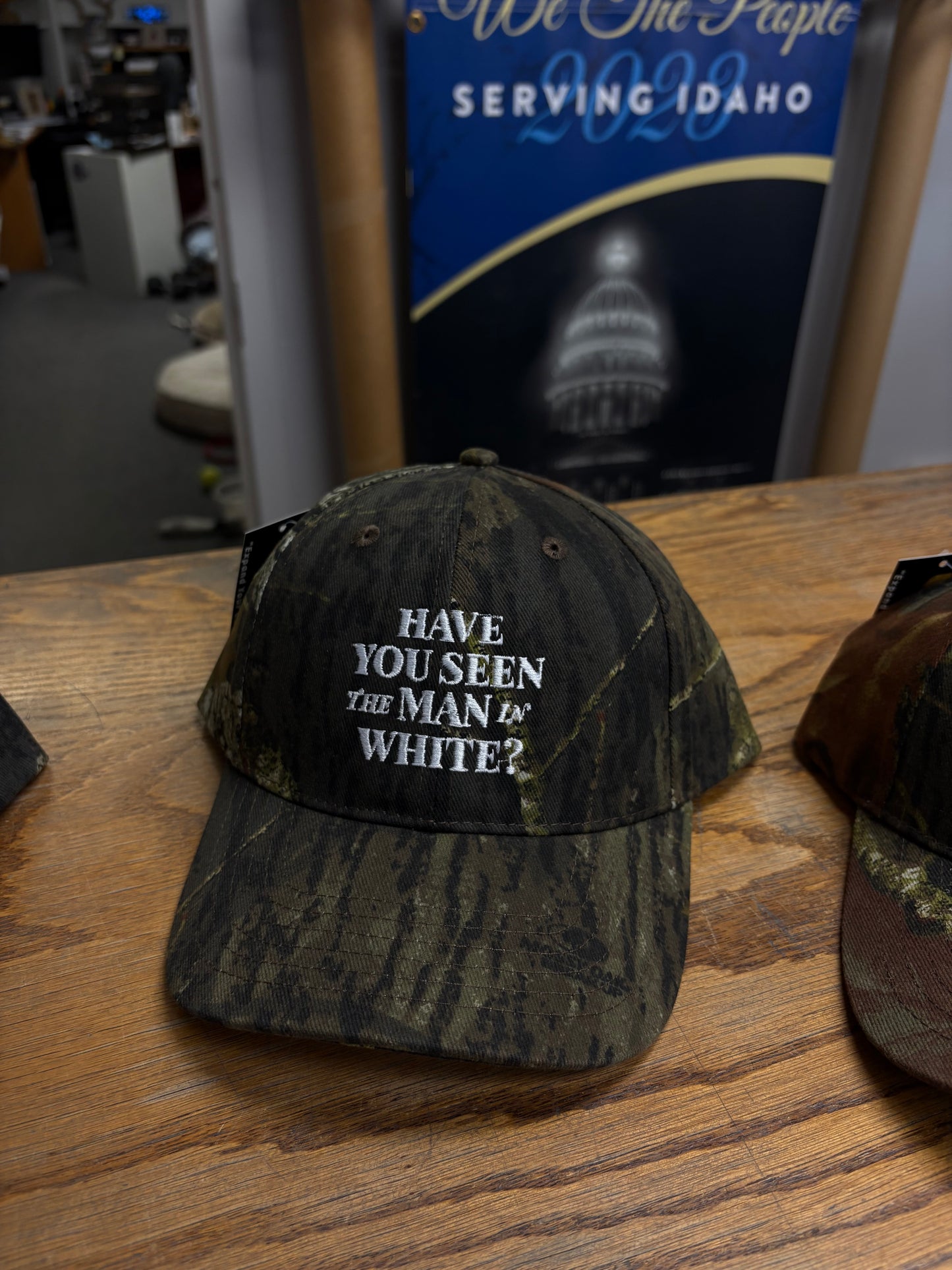 Hats about Him (Embroidered Camo)