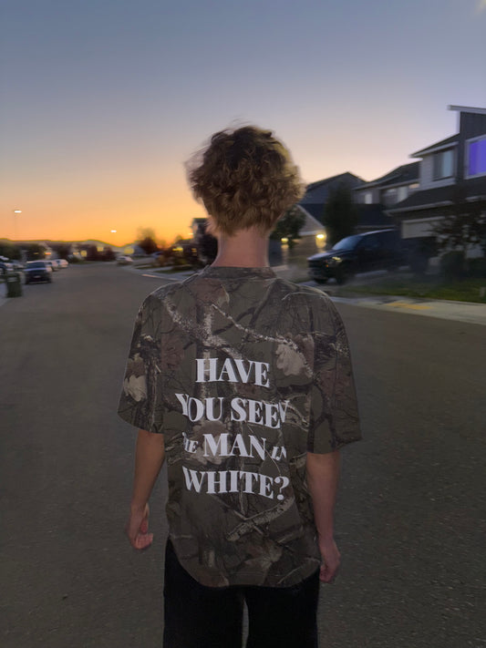Man in White Camo T-Shirt - 4 Languages